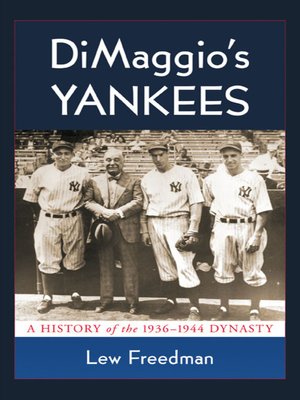 cover image of DiMaggio's Yankees